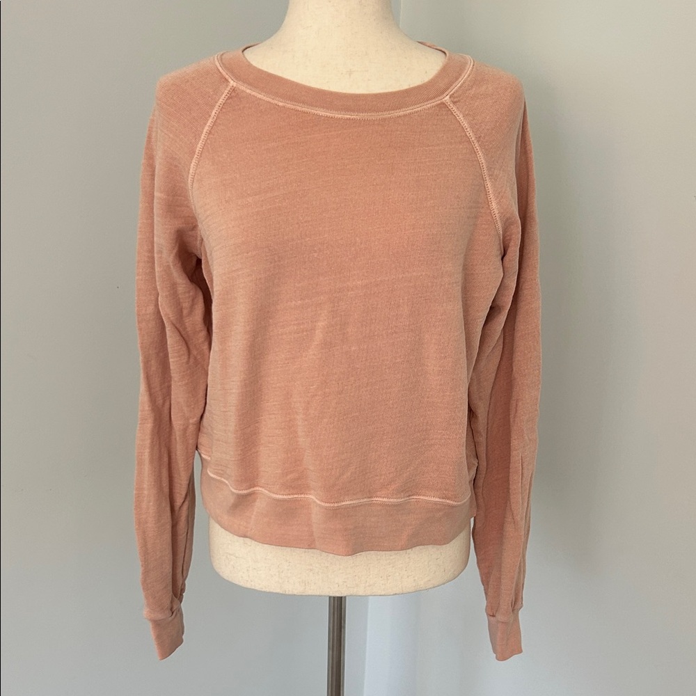 J. Crew Women's Blush Crew Neck Sweatshirt